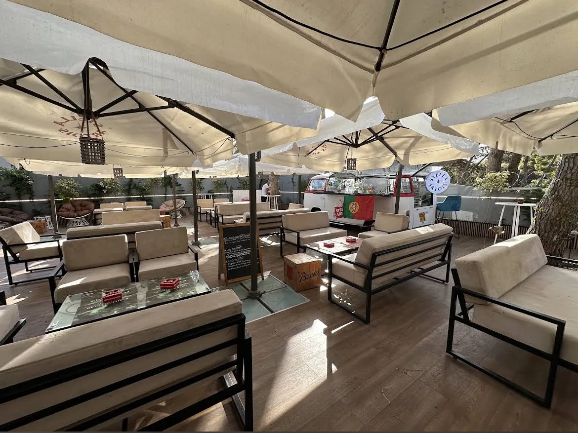 The terrace